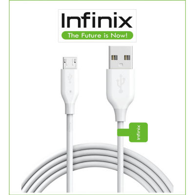 Infinix Micro USB High Speed Data Cable White Imported Quality