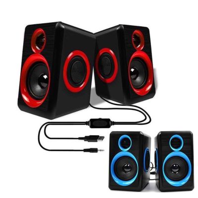 FT-163 USB Multimedia Woofer Speaker 8W for Laptop and Computer