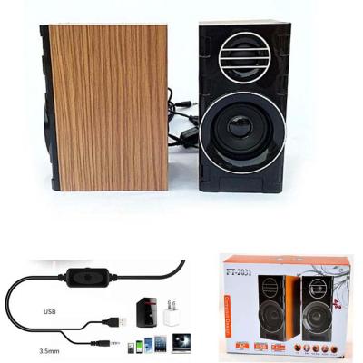 FT 2031 USB Power Speaker for Laptop and PC LCD LED Clear Sound