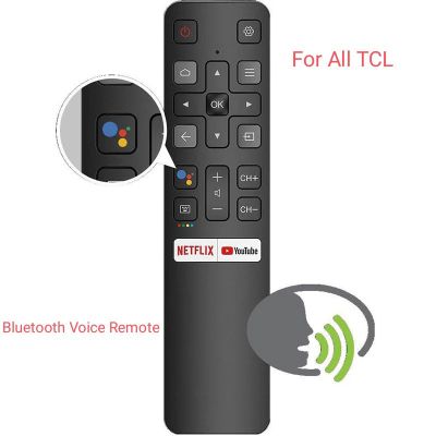 TCL RC802V Google Assistant Voice Remote for TCL Smart TVs