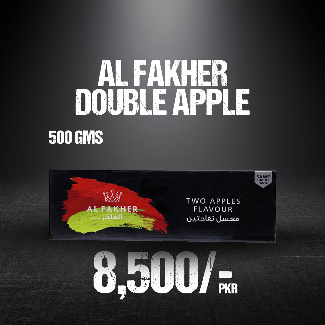 Al Fakher Double Apple 500G Rod Classic Water Pipe Herbal