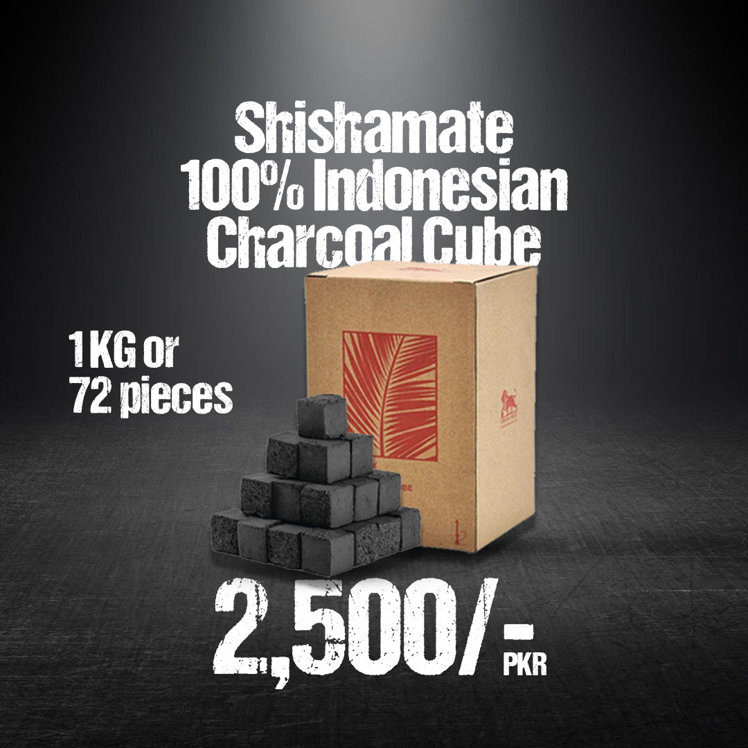 Natural Coals Indonesian Coconut Charcoal Cubes 1KG 72 Pieces