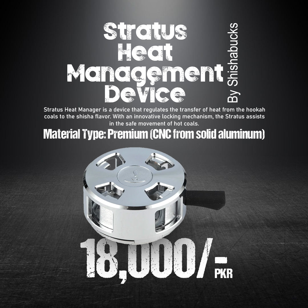 Stratus Heat Management Device CNC Solid Aluminum for Water Pipes